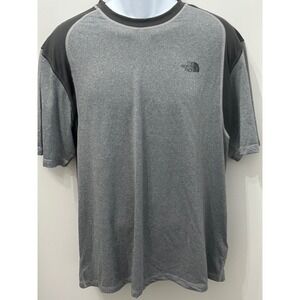 The North Face Men's HyperTrack FlashDry Training Shirt Grey XL Short Sleeve XL
